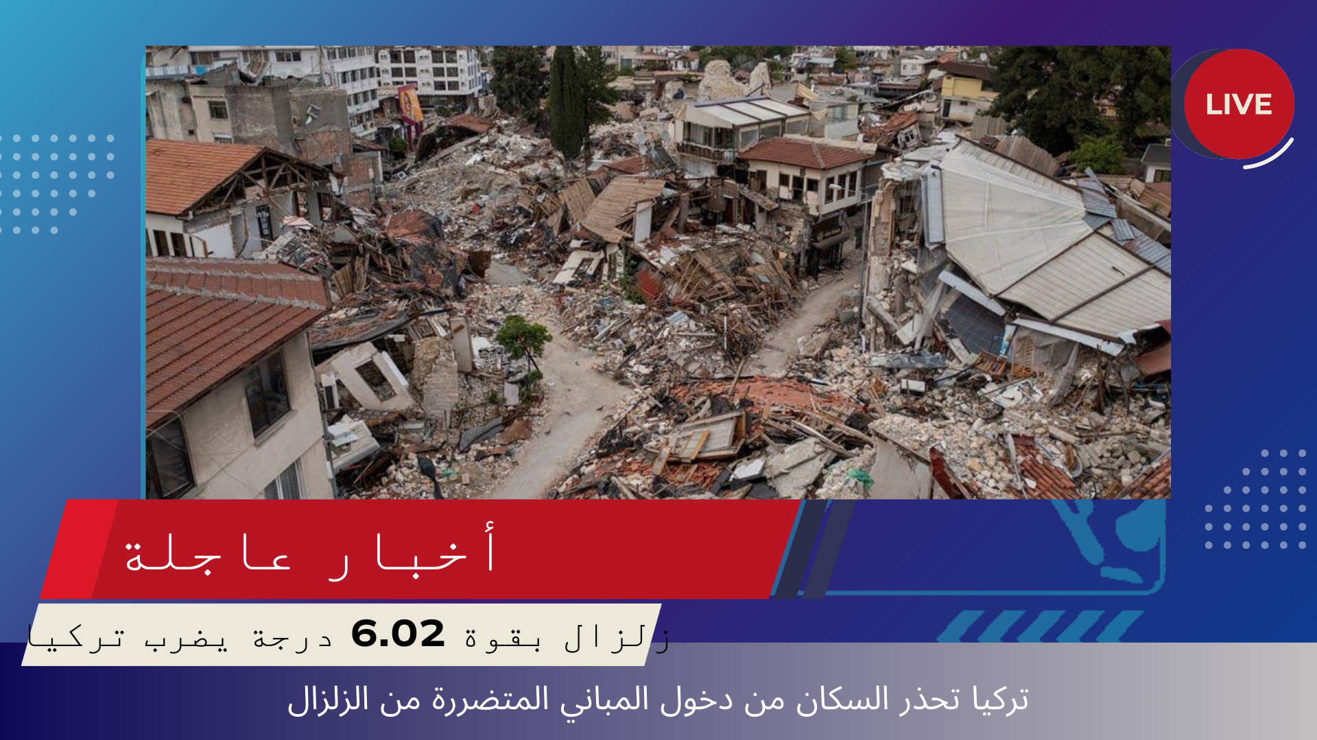 زلزال بحر مرمرة يهز إسطنبول: 6.2 درجات تليها هزة ارتدادية بقوة 5.9 1 زلزال بحر مرمرة